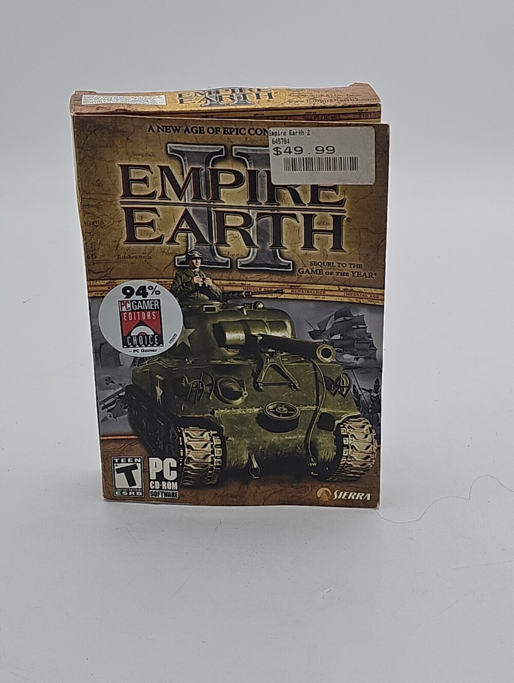Empire Earth II Game Complete with 2 discs Box And Manual inserts for PC CD-cib.